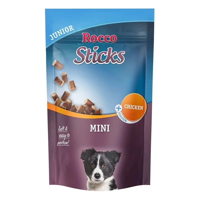Rocco Sticks Mini Snack per cane (70 g Junior: Pollo)