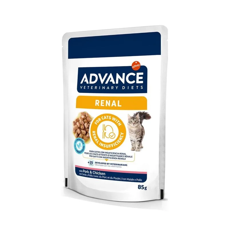Advance Veterinary Diets Cat Renal Alimento umido per gatti (Set %: 48 x 85 g)
