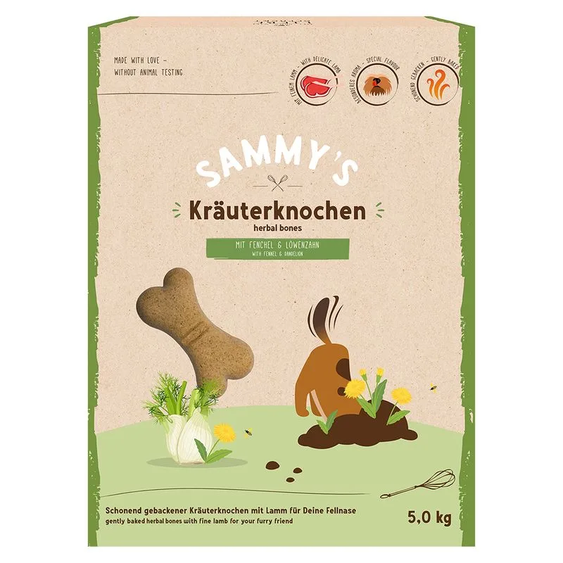 bosch Sammy's Ossetti alle erbe Snack cane (Set %: 2 x 5 kg)