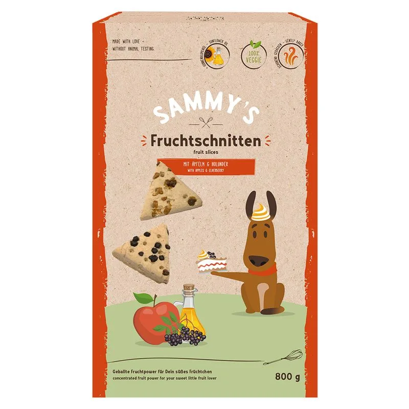 bosch Sammy's Snack alla frutta per cani (Set %: 3 x 800 g)