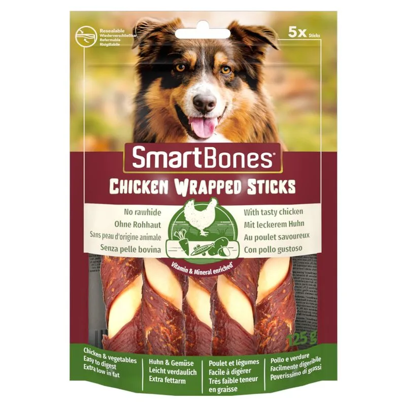 SmartBones Wrapped Sticks al Pollo (Set %: 2 x 5 Pz)