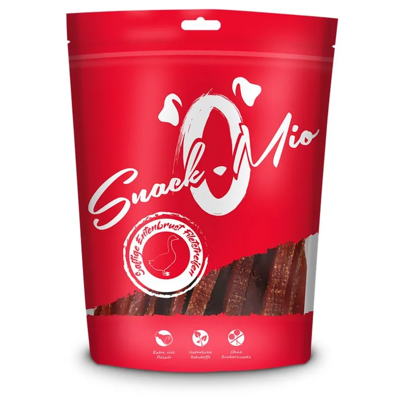 Succulente strisce di filetto di petto d’anatra SnackOMio (Set %: 4 x 70 g)