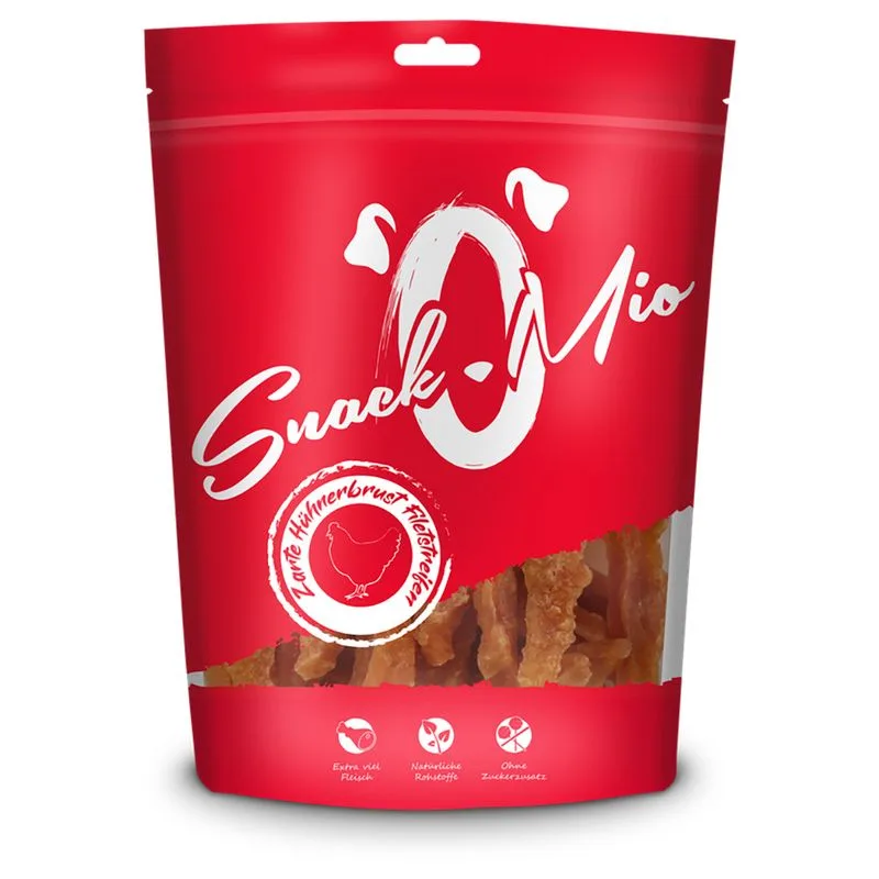 Succulente strisce di petto di pollo SnackOMio (Set %: 4 x ca. 70 g)