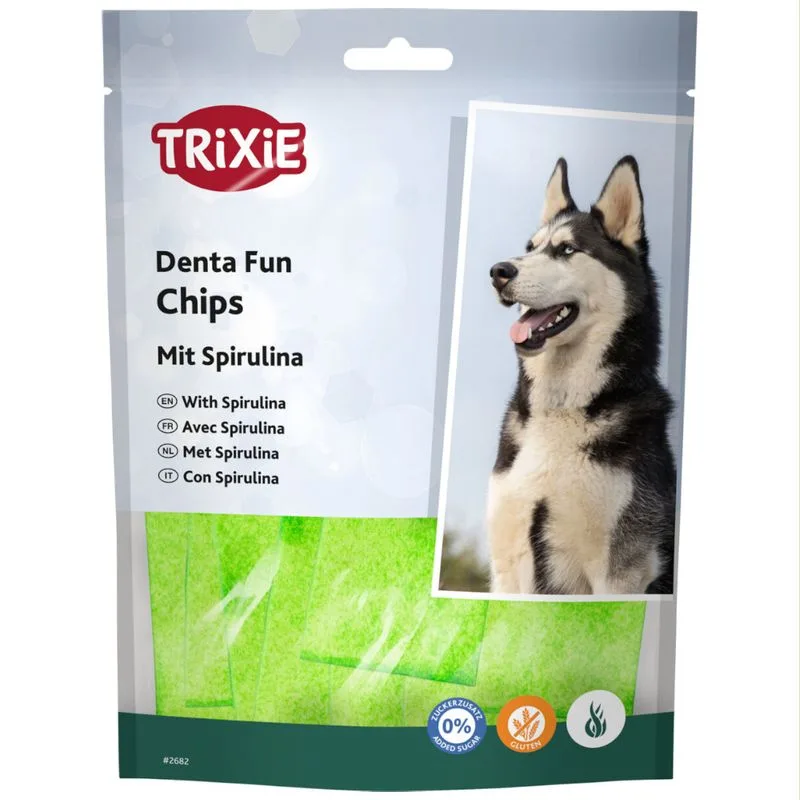 Trixie Denta Fun Chips con Spirulina