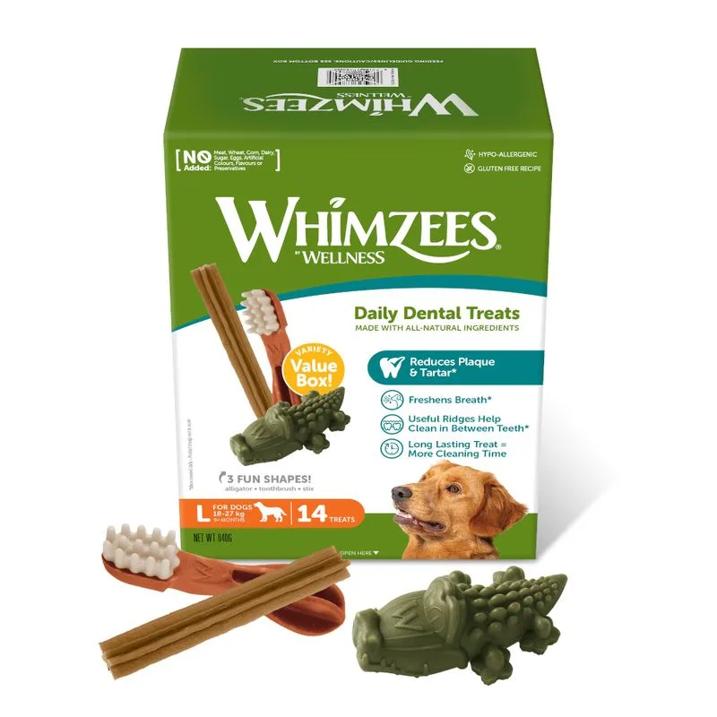 Whimzees by Wellness Mixbox (Set %: 2 x tg L)