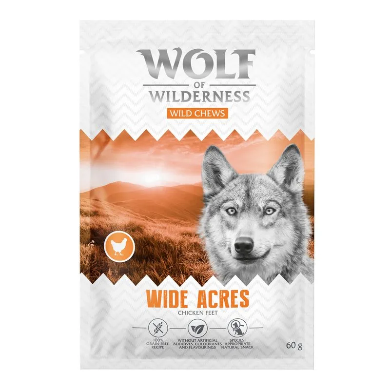 Wolf of Wilderness "Wide Acres" Zampe di Pollo (60 g)