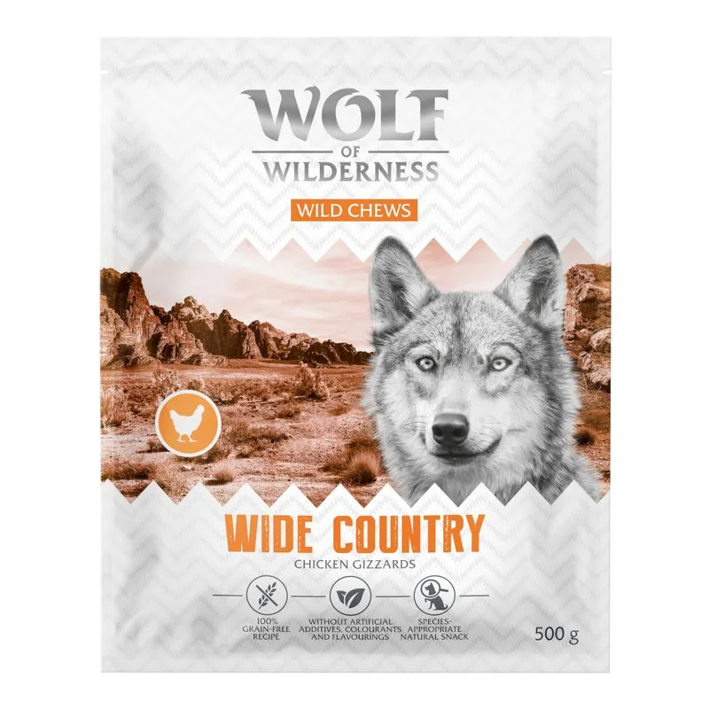 Wolf of Wilderness "Wide Country" Stomaci di pollo (Set %: 3 x 500 g)