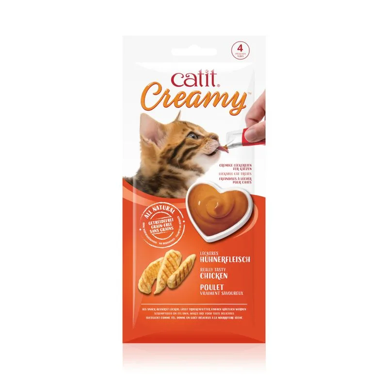 Catit Creamy 4 x 10 g (Pollo)