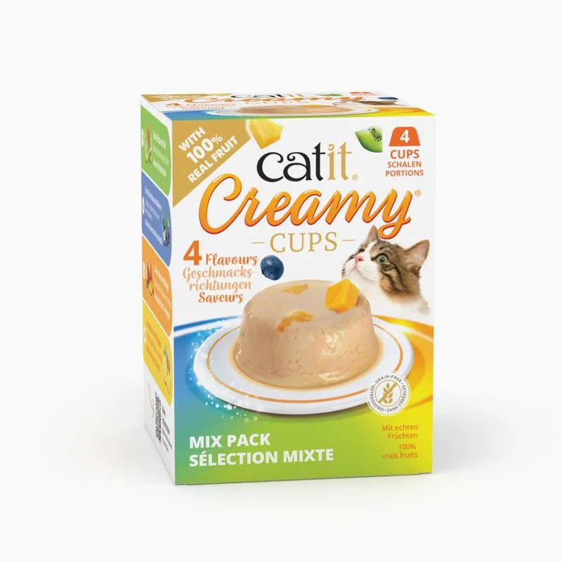 Catit Creamy Cups 4 x 25 g (Mix (4 varianti))