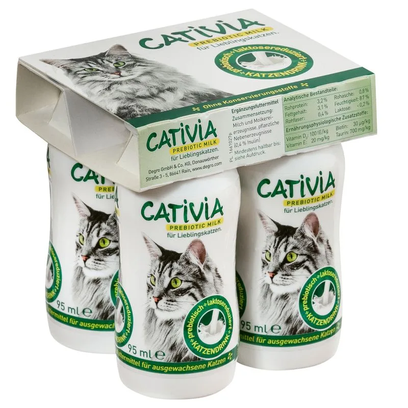 Cativia Latte per gatti (4 x 95 ml)