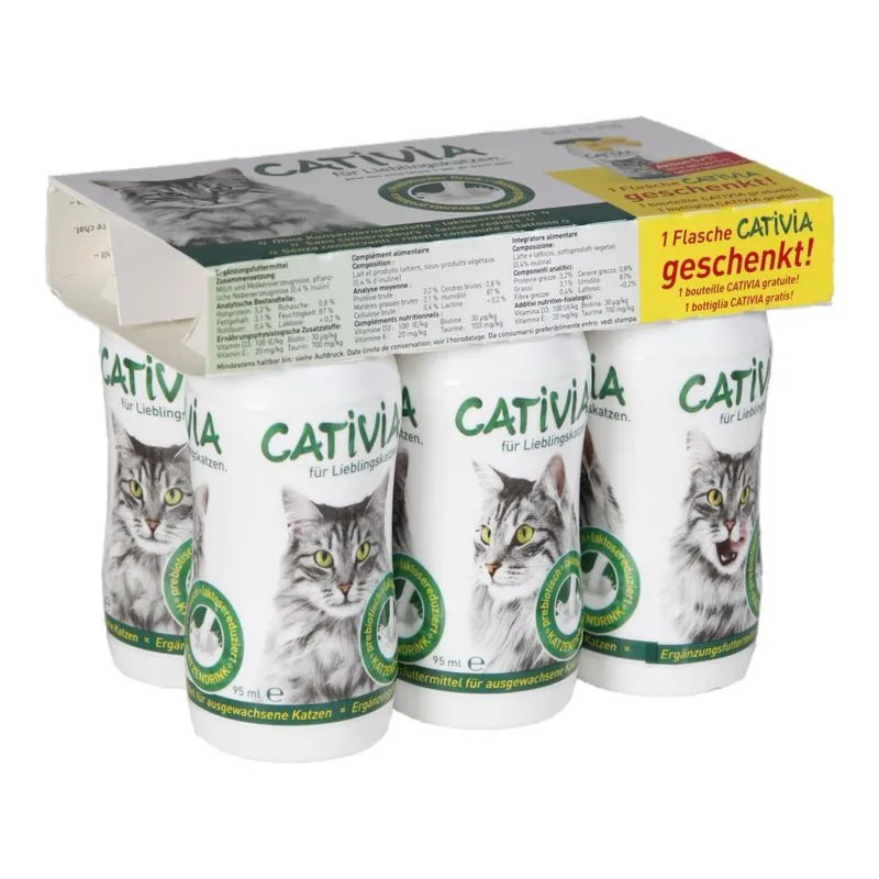 Cativia Latte per gatti (6 x 95 ml)