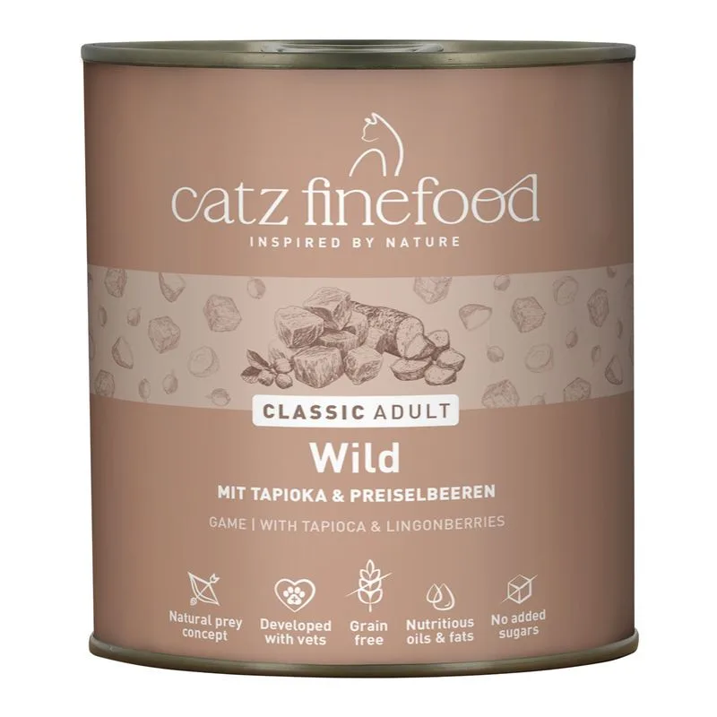 catz finefood 6 x 800 g (Selvaggina)