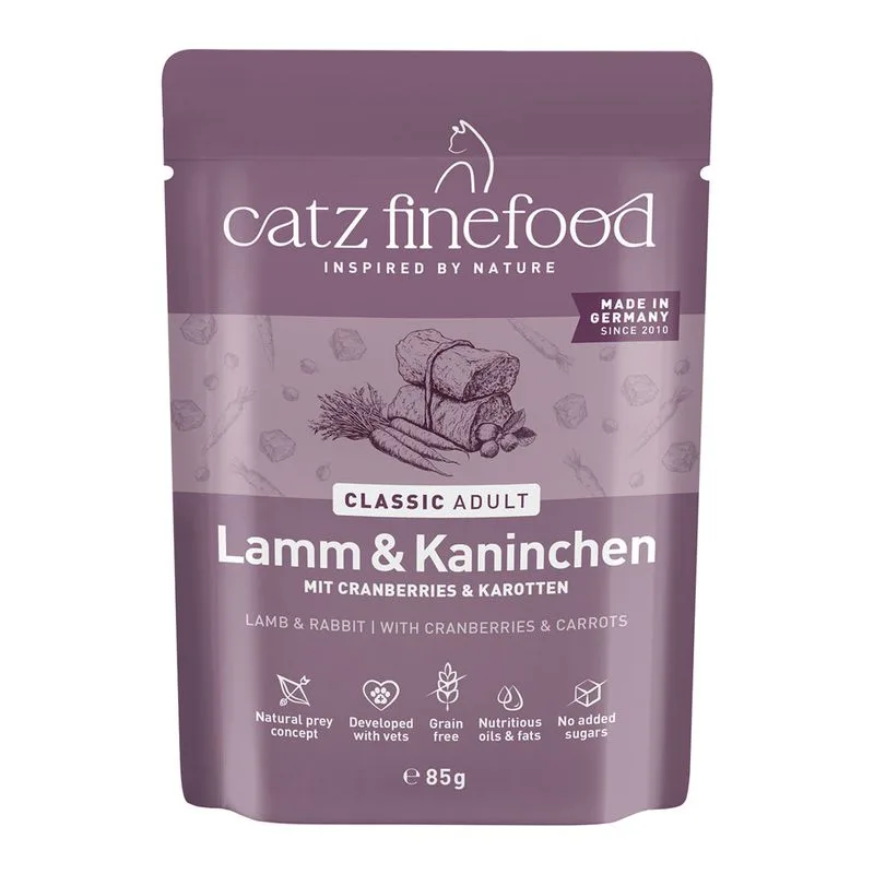 catz finefood 64 x 85 g (Agnello & Coniglio)