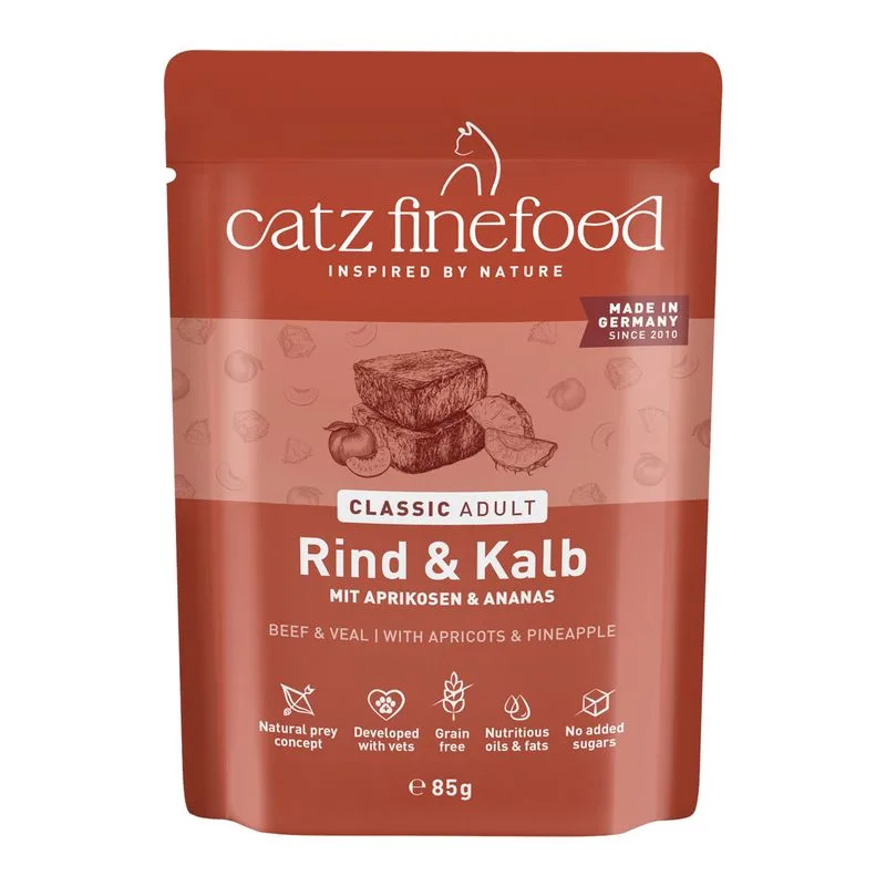 catz finefood 8 x 85 g (Manzo & Vitello)